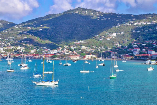 Charlotte Amalie Bay Saint Thomas Eiland — Stockfoto