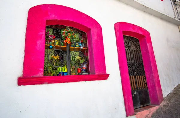 Mexico Scenic Taxco Cobblestone Street Історичному Центрі Міста — стокове фото