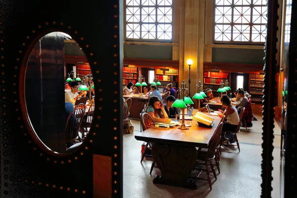 Boston Eua Outubro 2017 Boston Public Library Interior — Fotografia de Stock