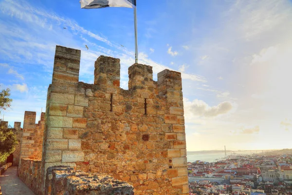 Lisboa Castillo San Jorge — Foto de Stock