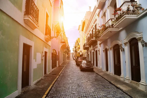 Die Straßen Von San Juan Einem Sonnigen Tag — Stockfoto