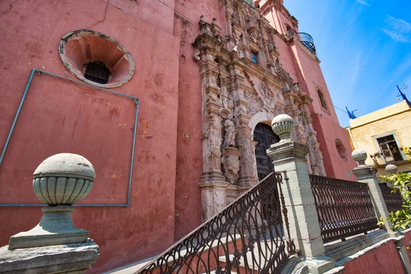 Guanajuato Templomok Történelmi Belvárosban — Stock Fotó