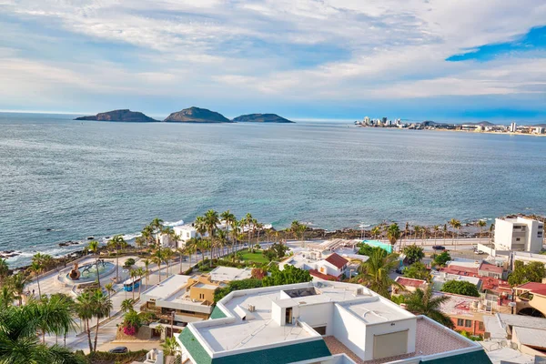 Mazatlan Eski Şehri Meksika Nın Panoramik Manzarası — Stok fotoğraf