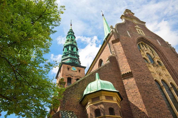 Kopenhagen Gereja Saint Nicholas Kunsthallen Nikolaj — Stok Foto