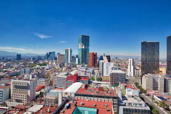 Ciudad México Centro Financiero Cerca Paseo Reforma —  Fotos de Stock