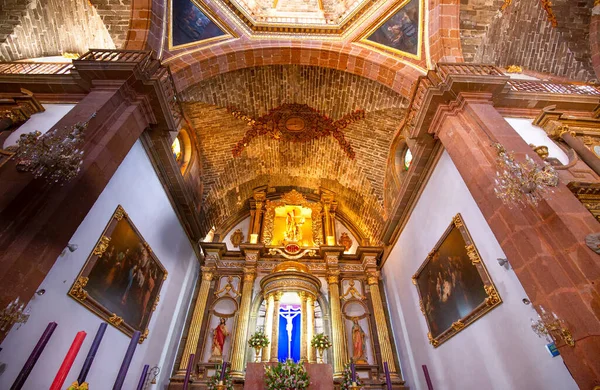 San Miguel Allende México Setembro 2019 Interiores Catedral Parroquia San — Fotografia de Stock