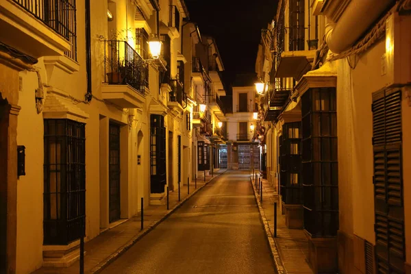 Straßen Des Historischen Stadtzentrums Ronda Spanien — Stockfoto