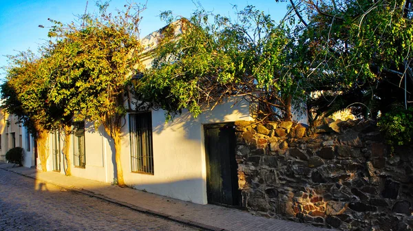 Uruguay Straßen Der Colonia Del Sacramento Historischen Zentrum Barrio Historico — Stockfoto