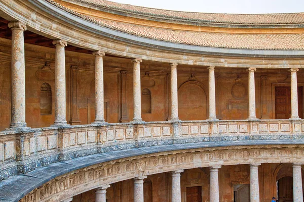 Maaliskuu 2017 Kuuluisa Alhambran Palatsi Katedraalit Granadassa Espanjassa — kuvapankkivalokuva