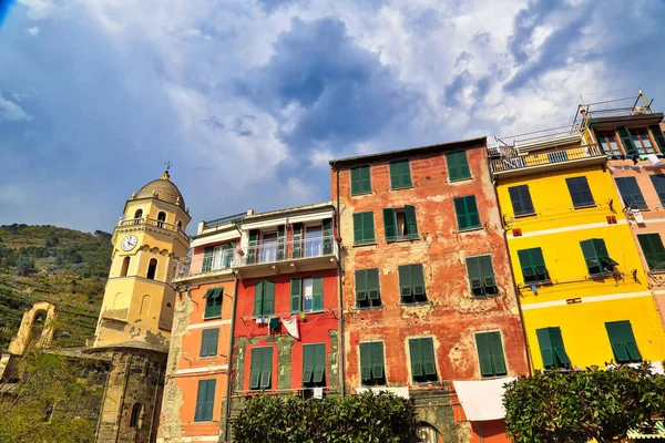 Italië Mooie Straten Van Vernazza — Stockfoto