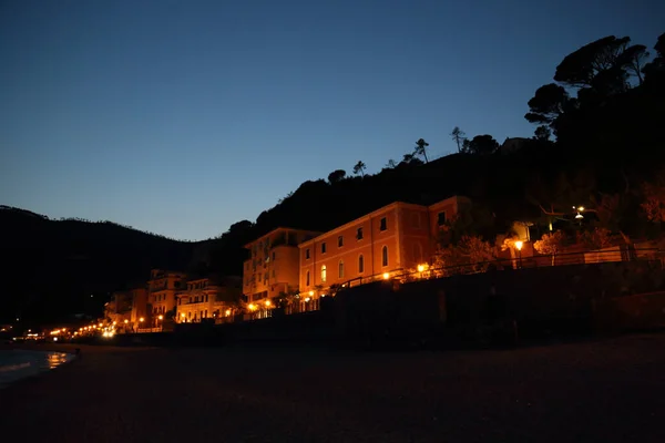 Italien Küste Von Monterosso Bei Nacht — Stockfoto