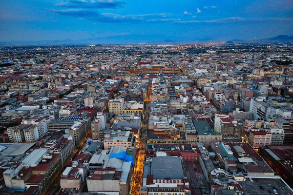 Mexiko City Panoramautsikt Från Observationsdäcket — Stockfoto
