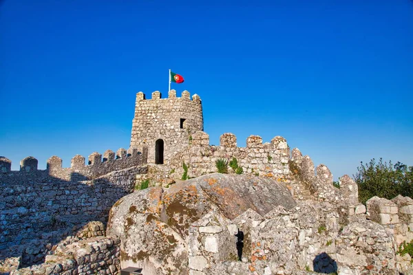 シントラ ポルトガル ムーア人の有名な城 — ストック写真