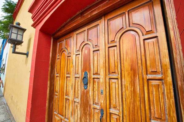 Oaxaca Escénicas Calles Ciudad Vieja Coloridos Edificios Coloniales Centro Histórico —  Fotos de Stock