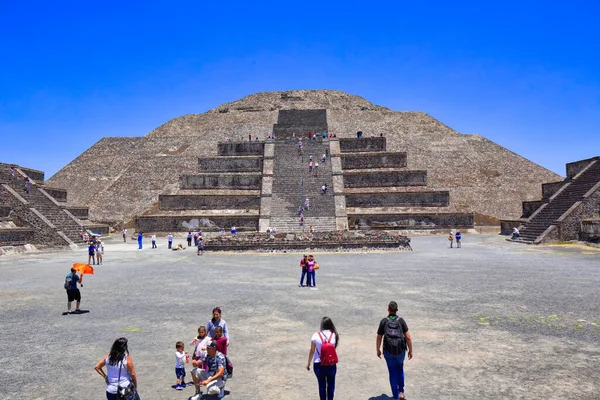 Mexico City Mexico Nisan 2018 Mexico City Yakınlarındaki Teotihuacan Piramitleri — Stok fotoğraf