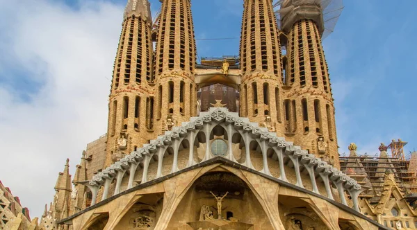 Barcelona Katalánsko Španělsko Října 2019 Slavná Katedrála Antonia Gaudího Sagrada — Stock fotografie