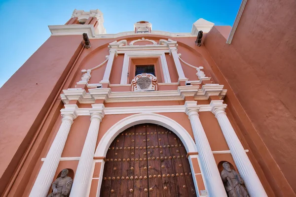 Färgglada Koloniala Puebla Gator Zocalo Historiska Centrum — Stockfoto