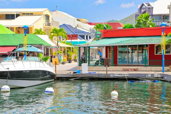 Philipsburg Sint Maarten Kwiecień 2016 Zatoka Sint Maarten Klub Jachtowy — Zdjęcie stockowe