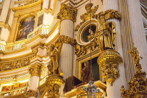 Granada Spagna Ottobre 2017 Interni Squisiti Della Cattedrale Reale Granada — Foto Stock