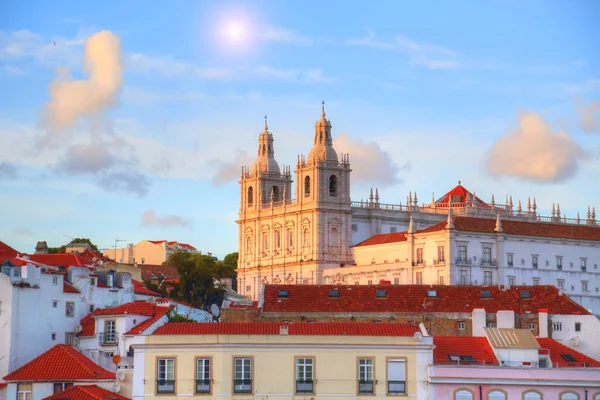 Mirador Alfama Lisboa San Vicente — Foto de Stock