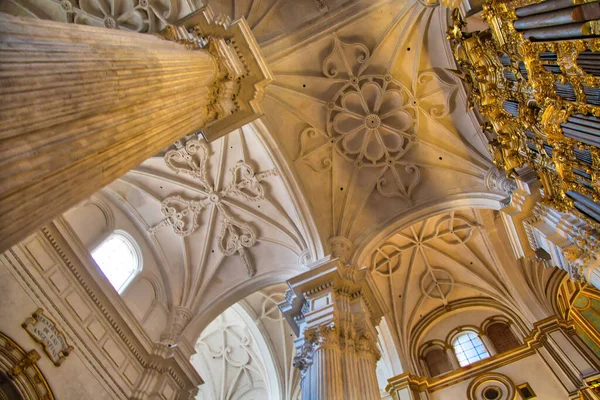 Granada España Octubre 2017 Exquisitos Interiores Emblemática Catedral Real Granada — Foto de Stock