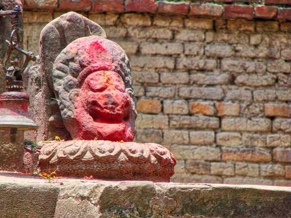 Bhaktapur Utcák Templomok Történelmi Belvárosban — Stock Fotó