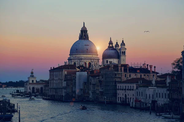 Catedral Santa Maria Della Salute Vista Desde Puente Academia — Foto de Stock