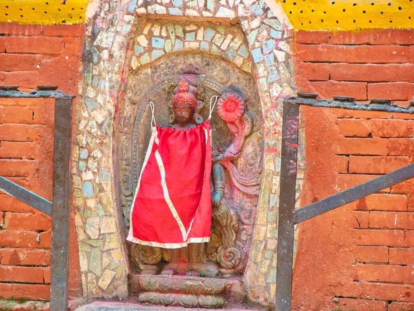 Ruas Templos Bhaktapur Centro Histórico Cidade — Fotografia de Stock