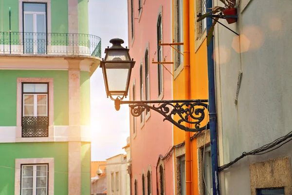 Ruas Coloridas Lisboa — Fotografia de Stock