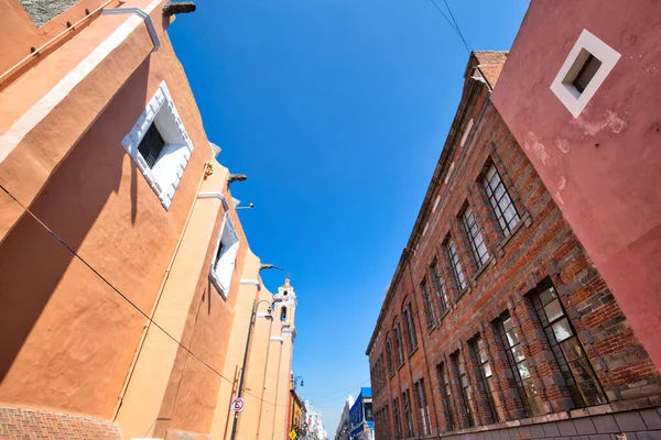 Colorful Puebla Streets Zocalo Historic City Center — Stock Photo, Image