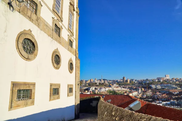 Hermosas Coloridas Calles Oporto Cerca Río Duero — Foto de Stock