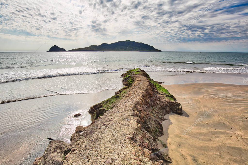 Mazatlán Golden Zone (Zona Dorada), famosa playa turística y zona