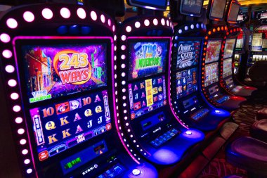 Buffalo, ABD-20 Temmuz 2018: Seneca Niagara Kumarhanesi, Kanada Sınır Kapısı