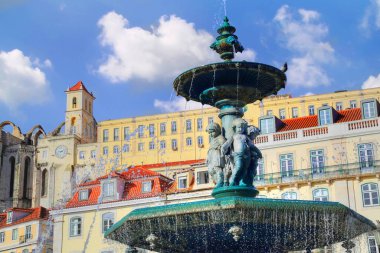 Lizbon, Rossio Meydanı Çeşmesi