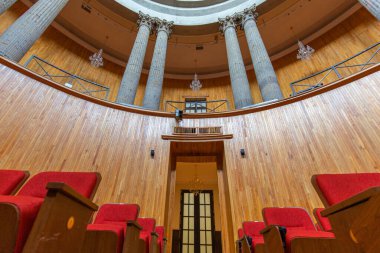 Guadalajara, Meksika-20 Şubat 2020: Guadalajara Üniversitesi Sanat Müzesi (MUSA)