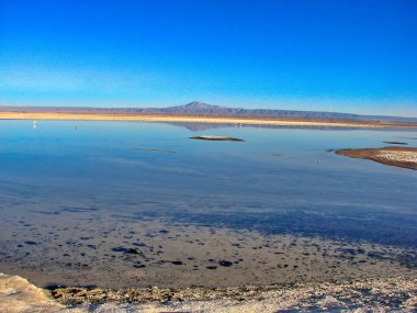 Manzaralı Atacama Çölü manzaraları ve manzaraları