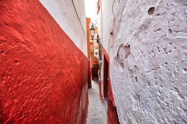 Guanajuato, ünlü Öpücük Sokağı (Callejon del Beso)