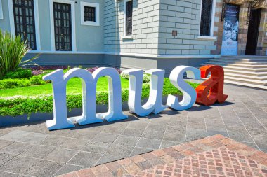 Guadalajara, Meksika-25 Nisan 2018: Guadalajara Üniversitesi Sanat Müzesi (MUSA)
