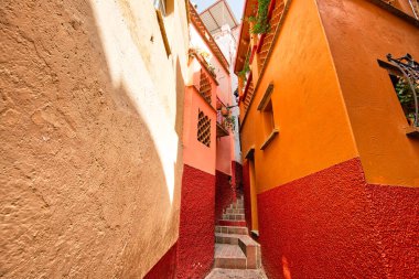 Guanajuato, famous Alley of the Kiss (Callejon del Beso) clipart