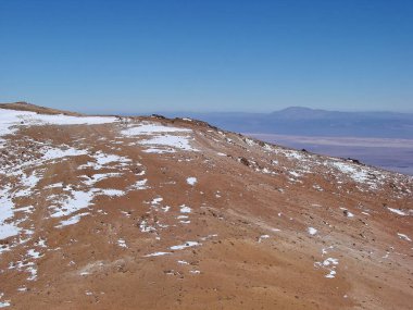 Cerro Toco, Şili yakınlarındaki manzara ve manzaralar