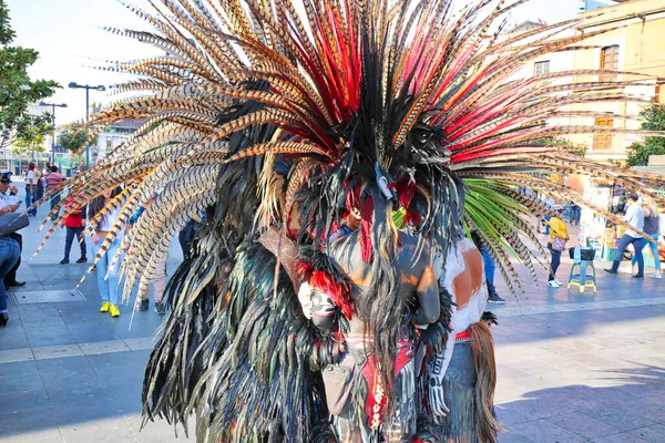 Mexico City Mexiko Dubna 2018 Indický Festival Kmenové Oslavy Náměstí — Stock fotografie