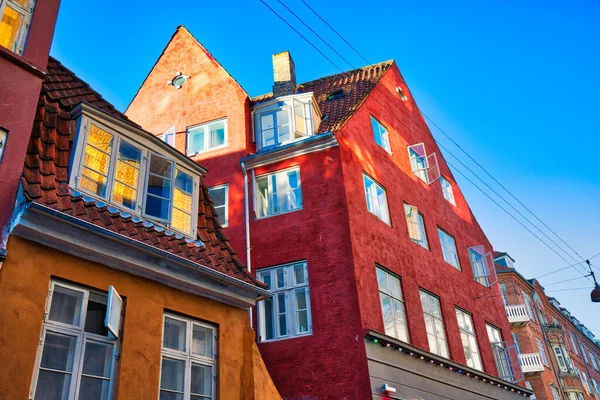 Copenhague Ruas Históricas Cidade Velha Cênica — Fotografia de Stock