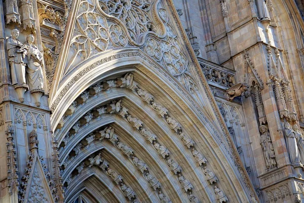 Spanien Barcelona Barcelonas Katedral Las Ramblas — Stockfoto