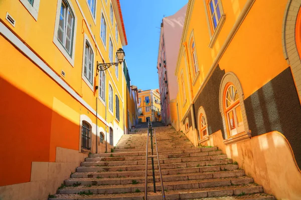 Ruas Coloridas Lisboa — Fotografia de Stock