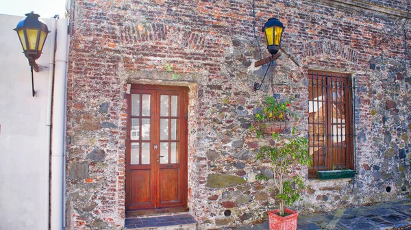 Uruguay Calles Colonia Del Sacramento Centro Histórico Barrio Historico — Foto de Stock