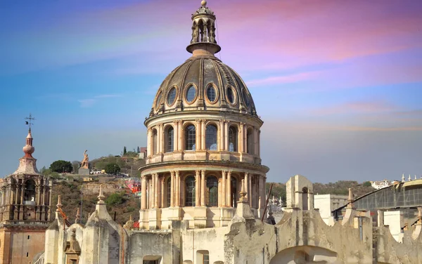 Kostely Guanajuato Historickém Centru Města — Stock fotografie