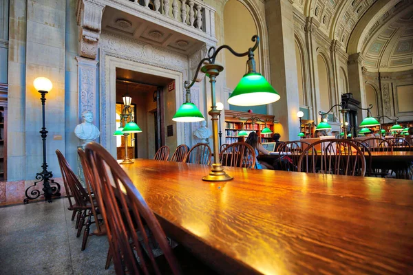 Boston Eua Outubro 2017 Boston Public Library Interiors — Fotografia de Stock