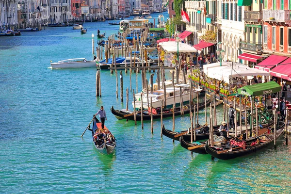 Venice Italy April 2017 Landmark Rialto Bridge Venice — 스톡 사진