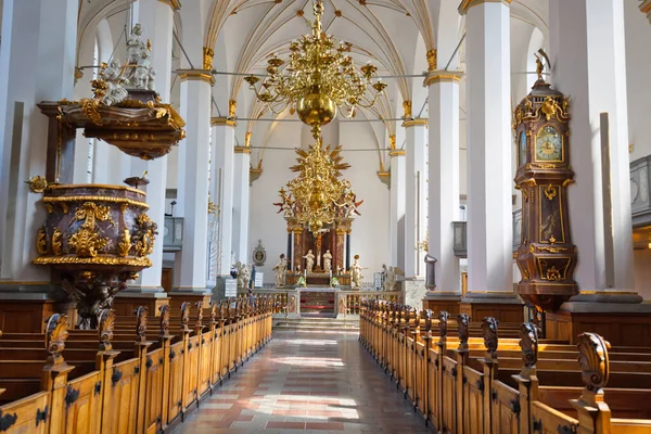 Copenhagen Denmark August 2018 Copenhagen Churches Historic City Center — Stock Photo, Image