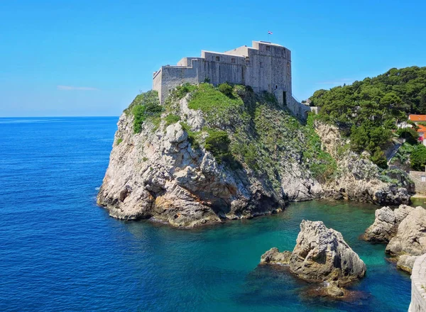 Vista Sobre Dubrovnik Croacia Viajes — Foto de Stock